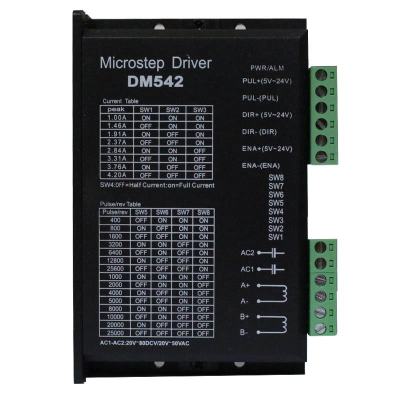DSP數(shù)字式57 86步進(jìn)電機(jī)驅(qū)動器 128細(xì)分替代M542/2M542   DM542標(biāo)準(zhǔn)版  高壓版
